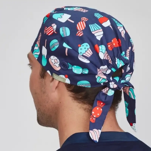 Picture of Biz Care, Printed Unisex Scrub Cap